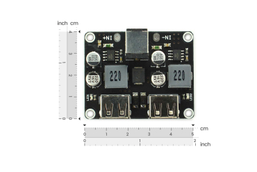 2-way Fast Charge Buck, kompatibel med Raspberry Pi 4B, Jetson Nano.