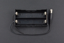 Battery Holder 18650, 2 x, DC2.1 Jack, 7.4V Output, ABS Shell