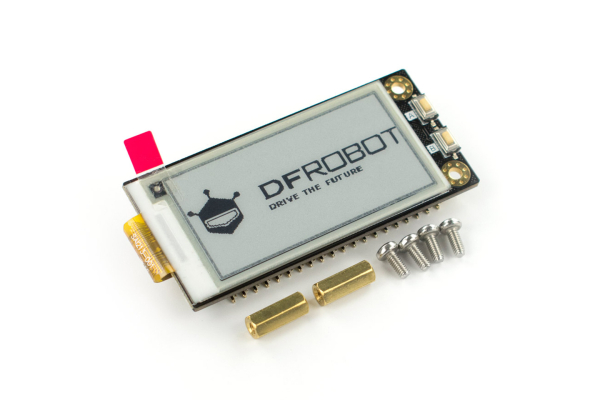 e-ink Display 2.13Inch for Raspberry Pi 4B, 3B+, Zero W