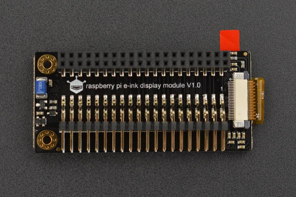 e-ink Display 2.13Inch for Raspberry Pi 4B, 3B+, Zero W