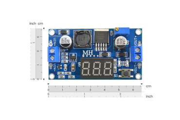 DC DC Boost Converter 20W, Adjustable, With Digital Display