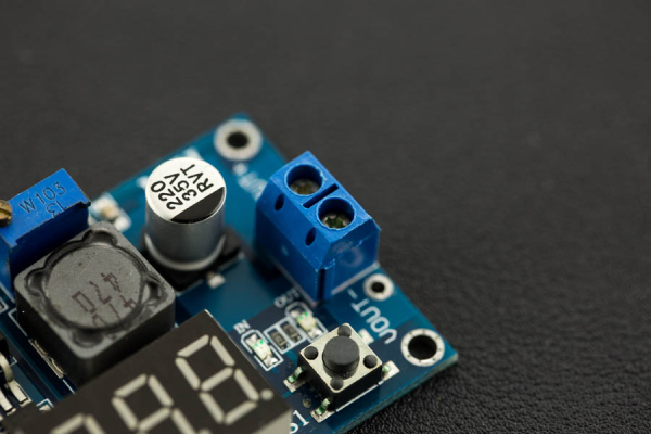 buck-konverter til Arduino og robotprojekter