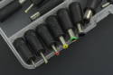 DC Adapter Kit, 28 PCS, Universal 5.5*2.1mm, 2.5mm Compatible