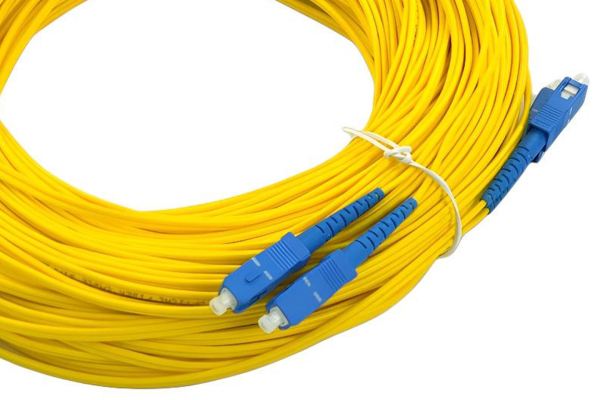 Fiber Jumper, 2mm SC-SC Single Mode Duplex, Low Loss, 50m
