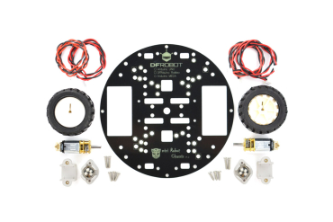 Robot Chassis 2WD miniQ, High-Speed Metal Gear Motors, Easy Assembly