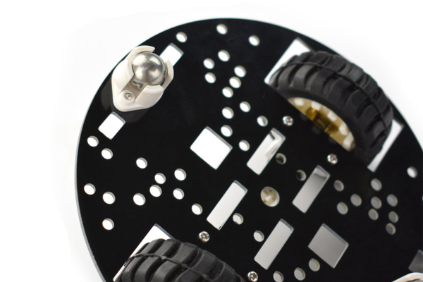 Robot Chassis 2WD miniQ, High-Speed Metal Gear Motors, Easy Assembly