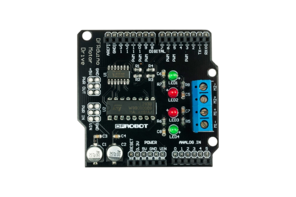DC Motor Shield 2x1A 7-12V L293 for Arduino