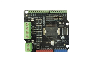 DC Motor Shield, 2x2A, for Arduino, L298P, 7-12V, PWM Control