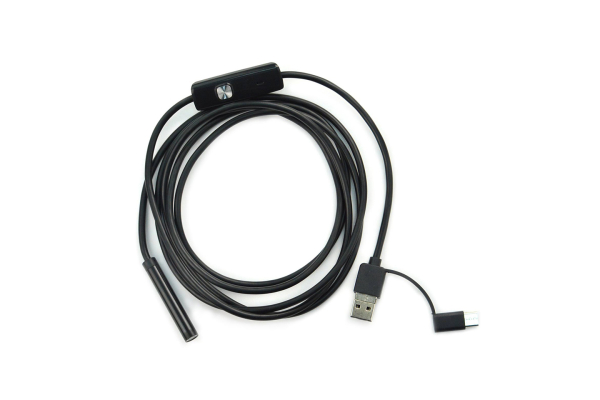 USB Endoscope Inspection Camera, 3-in-1, 1200P HD, IP67 Waterproof
