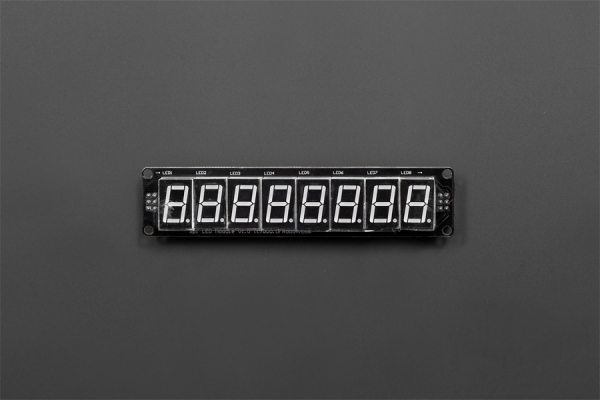 LED Module 3-Wire 8 Digital, Red, SPI, 5V, Serial Connectable