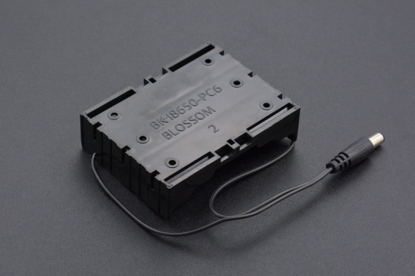 Battery Holder 3 x 18650, 11.1V, ABS Shell, Nickel Plated