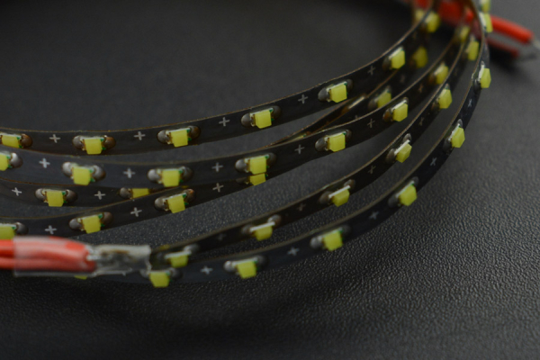 LED Strip - 3V Flexible (138 LEDs) - White, Ultra-Slim 2.5mm, Cuttable