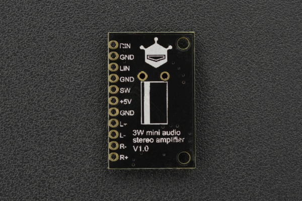 Mini Audio Stereo Amplifier W2, 3W, Stereo Surround, 2mm Pin Pitch