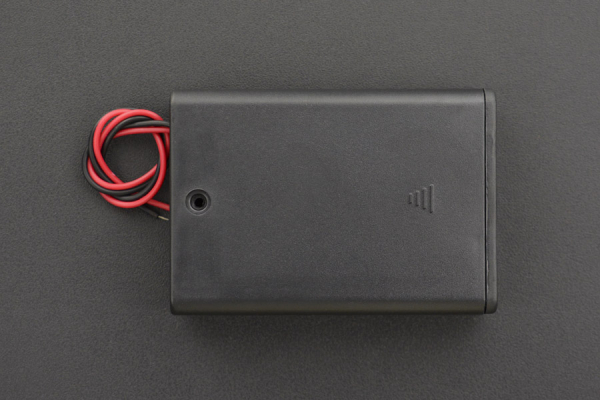 Battery Holder 3xAA, 4.5V Output, Cover & Switch