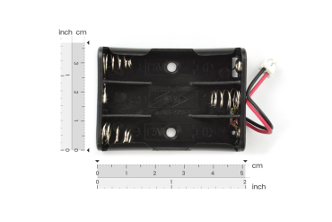 Battery Holder 3xAAA, Series, PH2.0-2P Interface