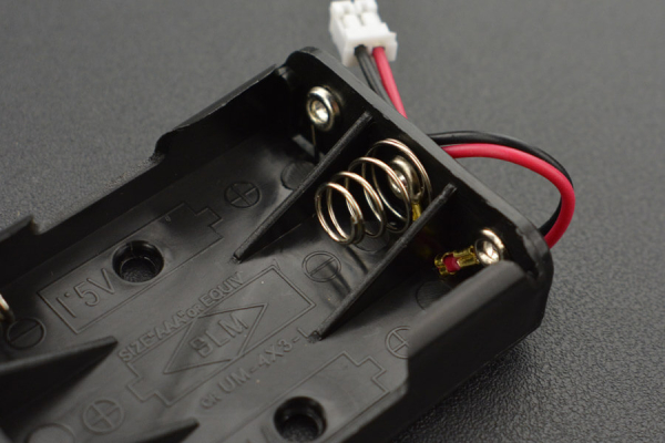 Battery Holder 3xAAA, Series, PH2.0-2P Interface