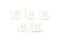 LED Strip Connector, 4-Pin, Snap-Down, No Solder, 10mm (5PCS)