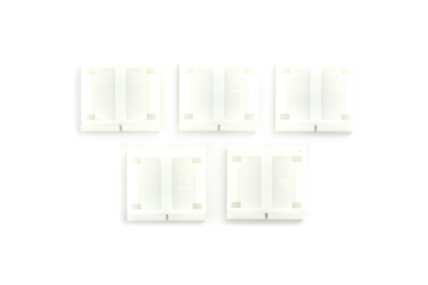 LED Strip Connector, 4-Pin, Snap-Down, No Solder, 10mm (5PCS)
