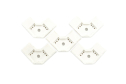 LED Strip Right-angle Connector, 4-Pin, 10mm, 90° (5PCS)