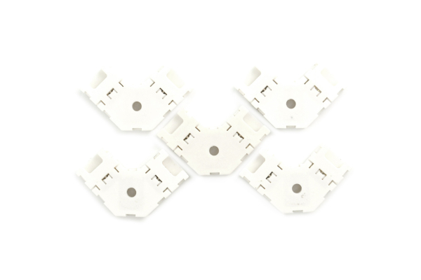 LED Strip Right-angle Connector, 4-Pin, 10mm, 90° (5PCS)