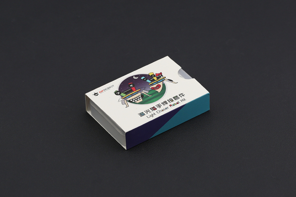 Soldering Light Chaser Beam Robot Kit, Glowing Eyes, No Programming