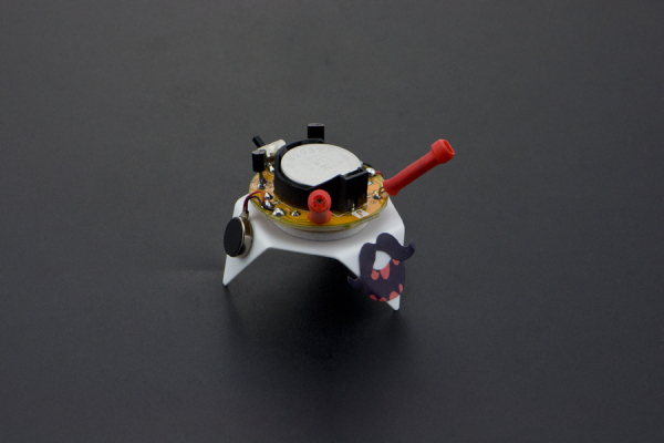 Soldering Light Chaser Beam Robot Kit, Glowing Eyes, No Programming