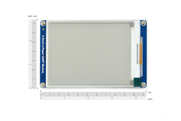 E-Paper 4.3 Inch, 800x600, High Contrast, Low Power
