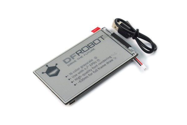 E-ink Screen 4.7Inch ESP32, 540x960, 16-level Grayscale, 16MB Flash