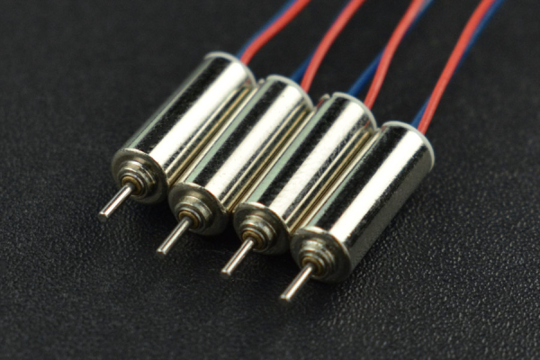 Coreless Micro Motor 4PCS 3.7V 60000rpm (4*12mm)