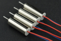 Coreless Micro Motor 4PCS 3.7V 60000rpm (4*12mm)