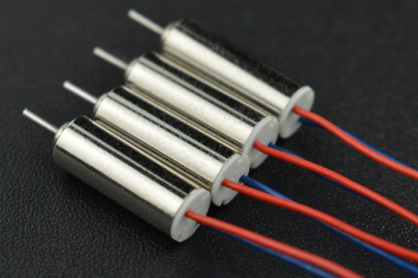 Coreless Micro Motor 4PCS 3.7V 60000rpm (4*12mm)