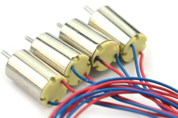 Coreless Micro Motor 4PCS, 6*10mm, 45000rpm, 3.7V