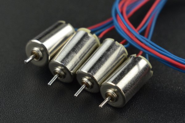Coreless Micro Motor 4PCS, 6*10mm, 45000rpm, 3.7V