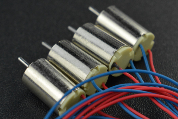 Coreless Micro Motor 4PCS, 6*10mm, 45000rpm, 3.7V