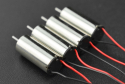 Coreless Micro Motor 4PCS, 6*14mm, 3.7V, 55000rpm