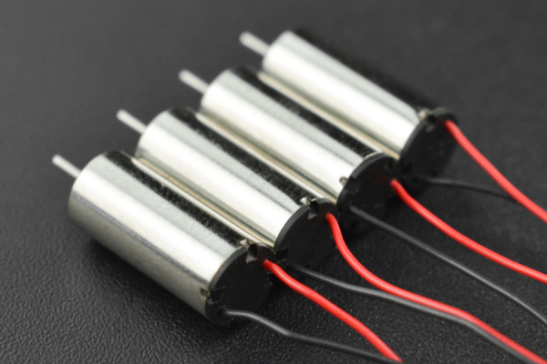 Coreless Micro Motor 4PCS, 6*14mm, 3.7V, 55000rpm