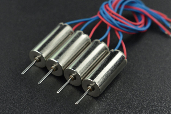 Coreless Micro Motor 4PCS, 7*16mm, 50000rpm, 3.7V