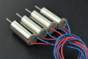 Coreless Micro Motor 4PCS, 7*16mm, 50000rpm, 3.7V