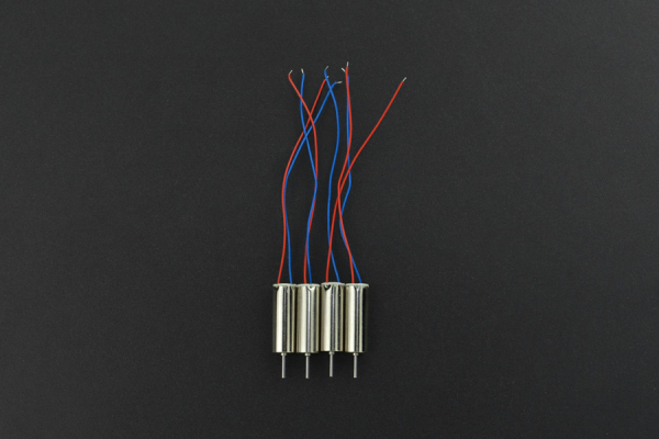 Coreless Micro Motor 4PCS, 7*20mm, 3.7V, 50000rpm