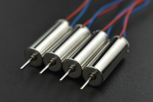 Coreless Micro Motor 4PCS, 7*20mm, 3.7V, 50000rpm