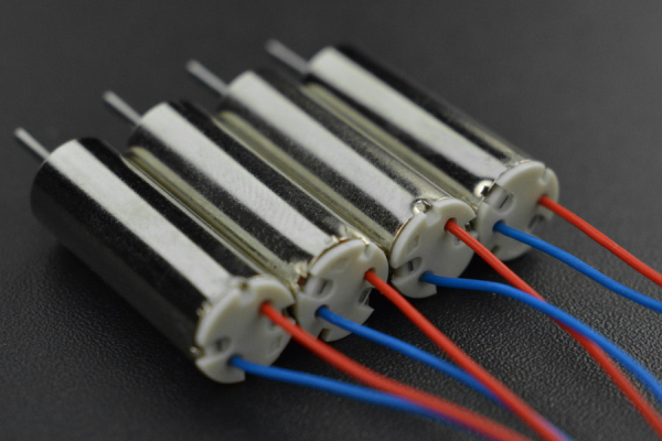 Coreless Micro Motor 4PCS, 7*20mm, 3.7V, 50000rpm