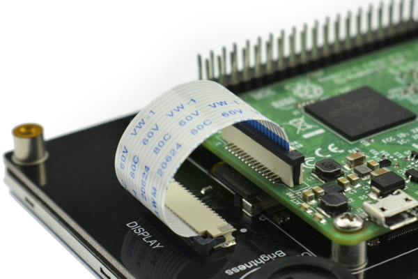 TFT Raspberry Pi DSI Touchscreen, 5 inch 800x480, Compatible with Raspberry Pi 3B, 3B+, 4B