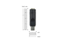 DC to Micro USB Adapter, 3-28V, 10000 Cycles, PVC
