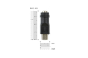 DC to Type-C Adapter, 5.5/2.1mm, 3-28V, 10000 Cycles