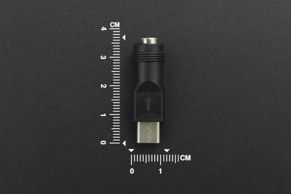 DC to Type-C Adapter, 5.5/2.1mm, 3-28V, 10000 Cycles