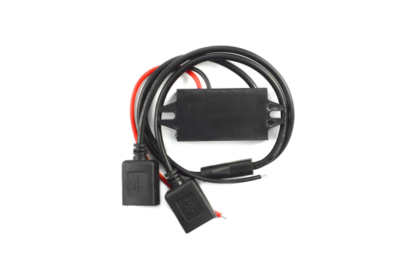 Dual USB Buck Converter, 12-24V to 5V 3A, >85% Efficiency