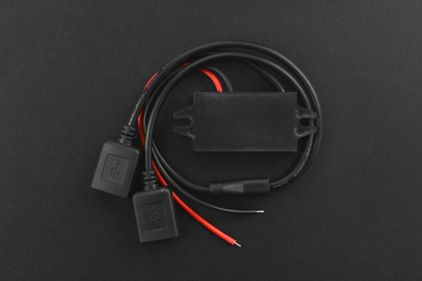 Dual USB Buck Converter, 12-24V to 5V 3A, >85% Efficiency