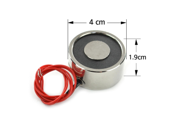 Electromagnet 5V, 30Kg Holding Force, 3W Power, 22cm Wire