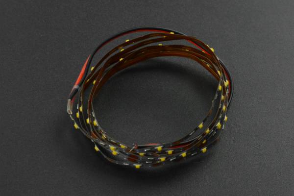 LED Strip - 5V Flexible (60 LEDs) - Warm White, Ultra-Slim 2.5mm