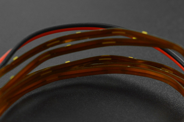 LED Strip - 5V Flexible (60 LEDs) - Warm White, Ultra-Slim 2.5mm